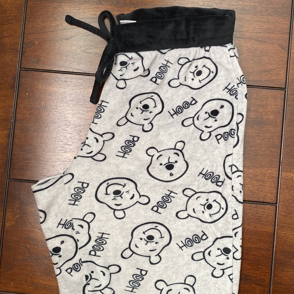 [S] Disney Winnie The Pooh Pyjama Bottoms | Gray/Black - Picture 6 of 6